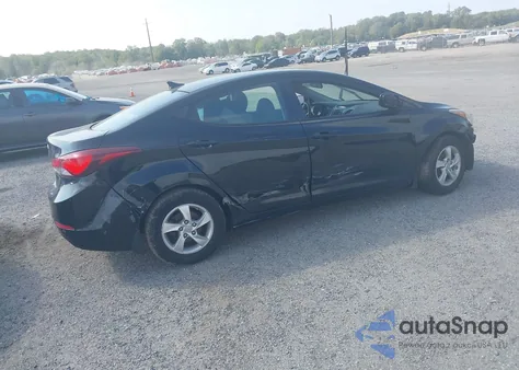 2014 Hyundai Elantra Se from USA, damaged, VIN 5NPDH4AE9EH539058